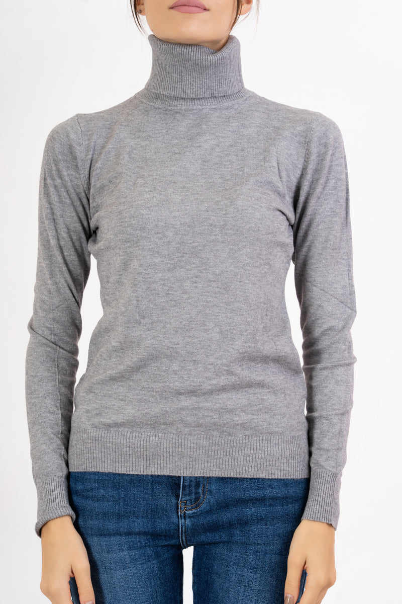 Maglia Dream Basic Dolcevita in Viscosa