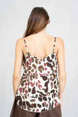 Top Vintage Bloom in viscosa a balze