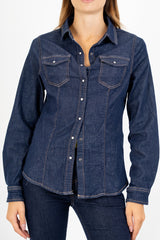 Camicia Denim SlimFit Snap