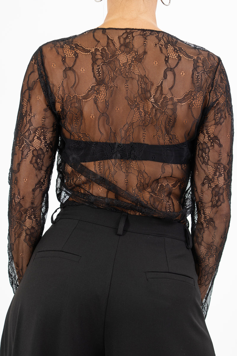 Lace Essential girocollo