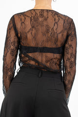 Lace Essential girocollo