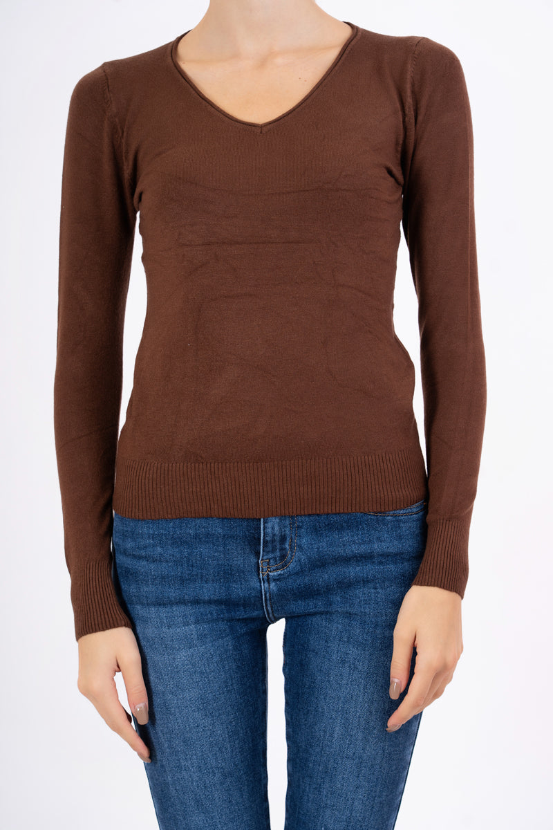 Maglia Dream Basic Scollo a V in Viscosa