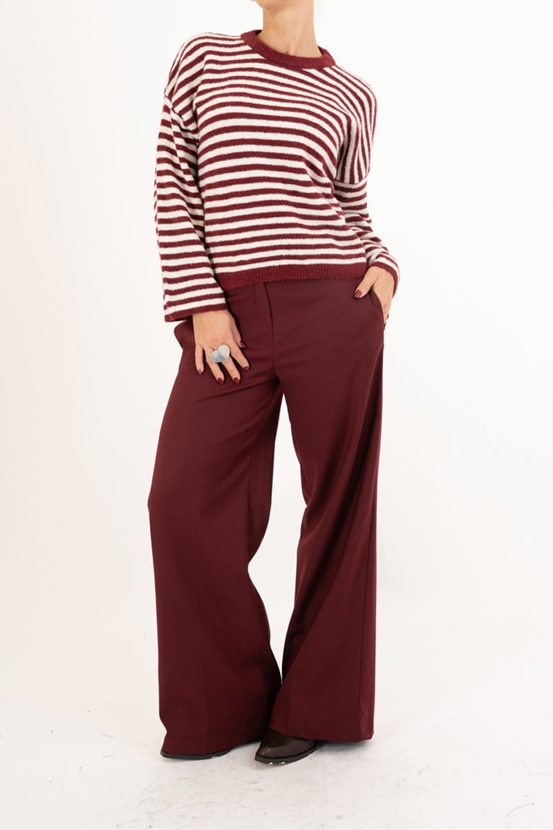 Maglioncino Candy Lines rigato over