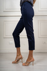 Pantalone Margot a sigaretta Blu