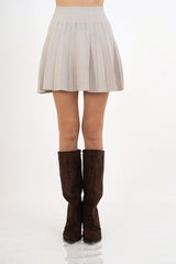 Minigonna Soft Pleat in viscosa elasticizzata