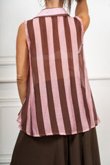 Camicia Smanicata Positano Righe