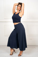 Top Crop Doppiato Basic