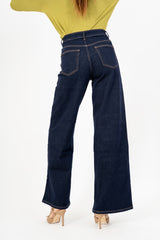 Jeans Wide-Leg Lavaggio Zero