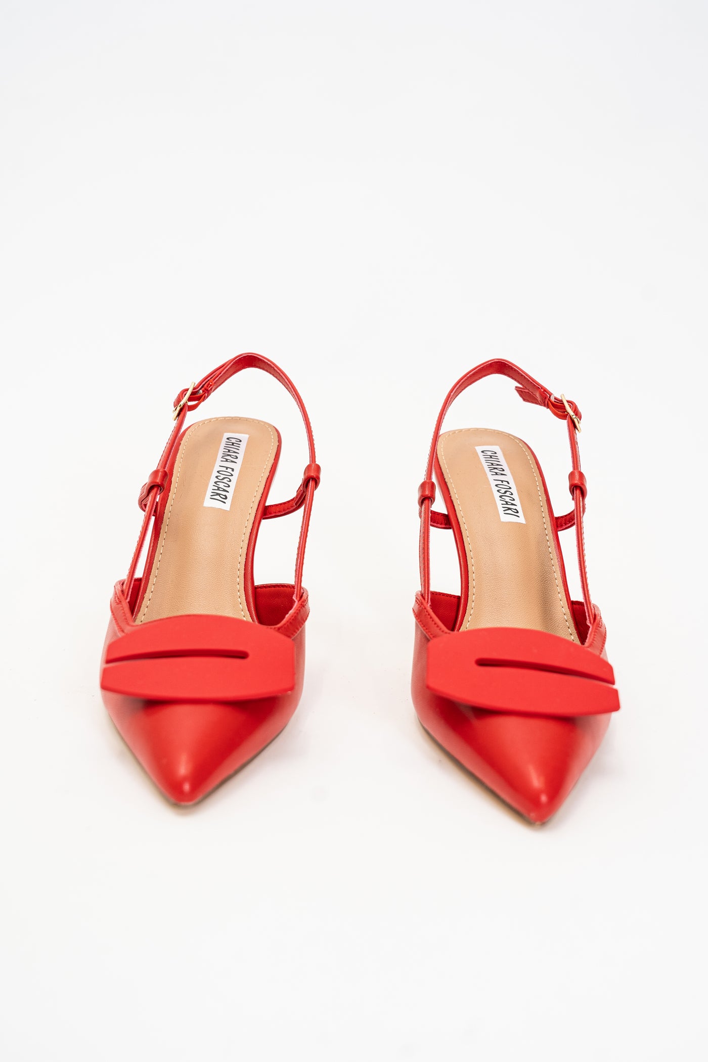 Décolleté Slingback con Fiocco – Rosso Passione