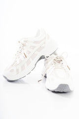 Sneakers platform tecniche bianche con suola chunky
