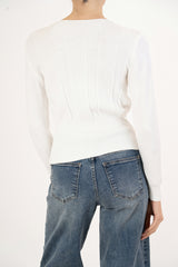 Maglioncino Soft Lines con scollo barca