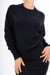 Maglia Sparkle con Micro Paillettes