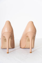 Décolleté pelle sintetica 10cm