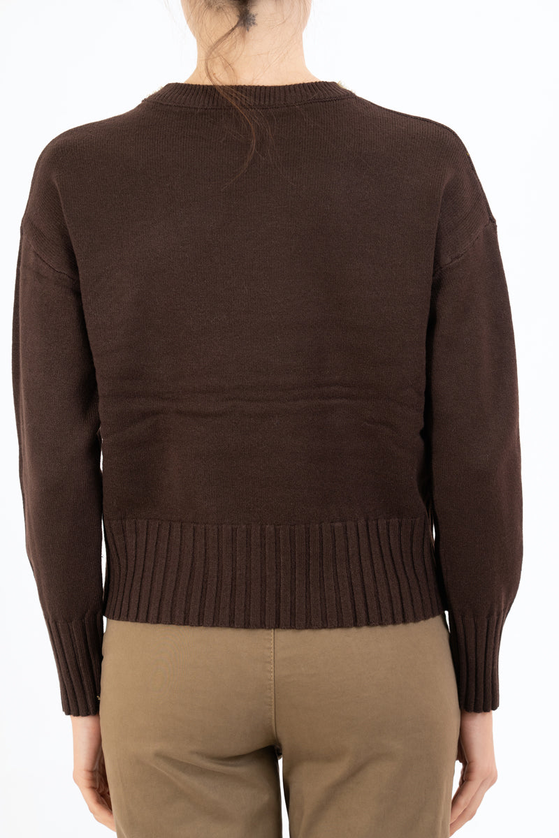 Maglione Pearl Dream con dettagli gioiello