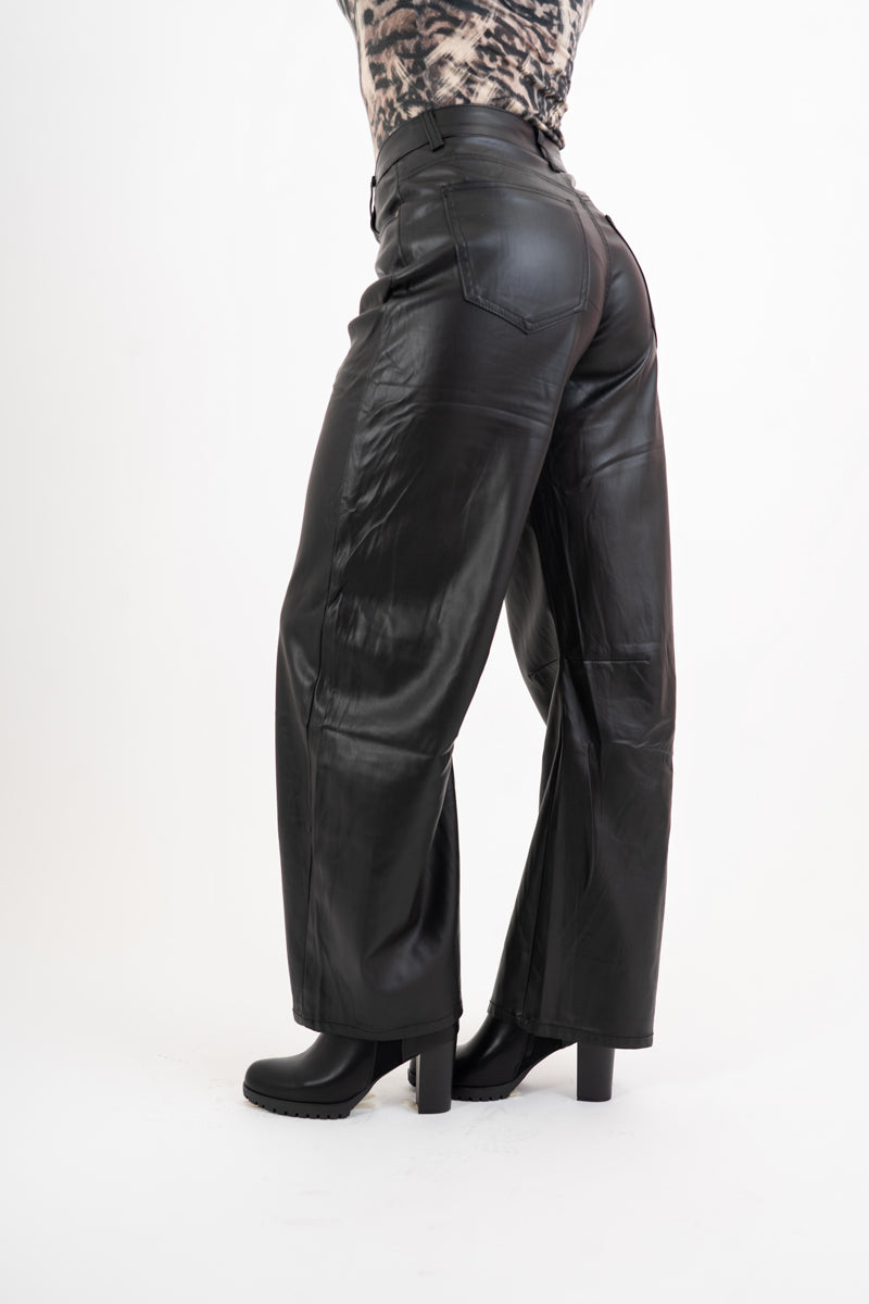 Pantalone SoftBalloon effetto ecopelle