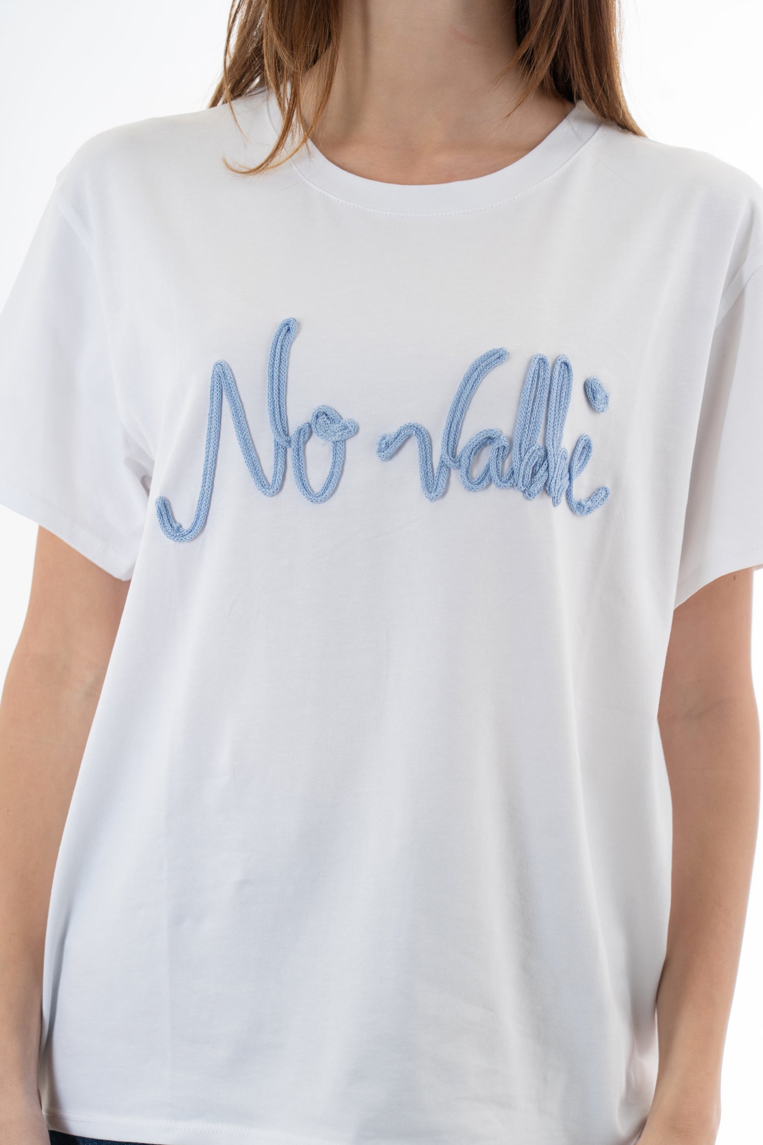 modella indossando Set T-shirt divertenti colore