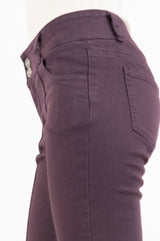 Jeans Zampetta Prugna Made in Italy