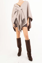 Mantella SoftEmbrace in panno con frange