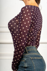 modella indossando Maglia Aveline colore