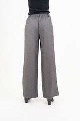 Pantalone TailorFit palazzo in poliviscosa mélange