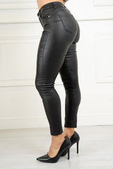 Jeans ecopelle skinny push up