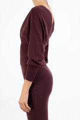 Maglia SoftCross incrociata in viscosa elasticizzata