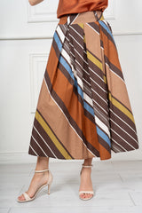 Gonna Lunga in Cotone Fantasia Riviera