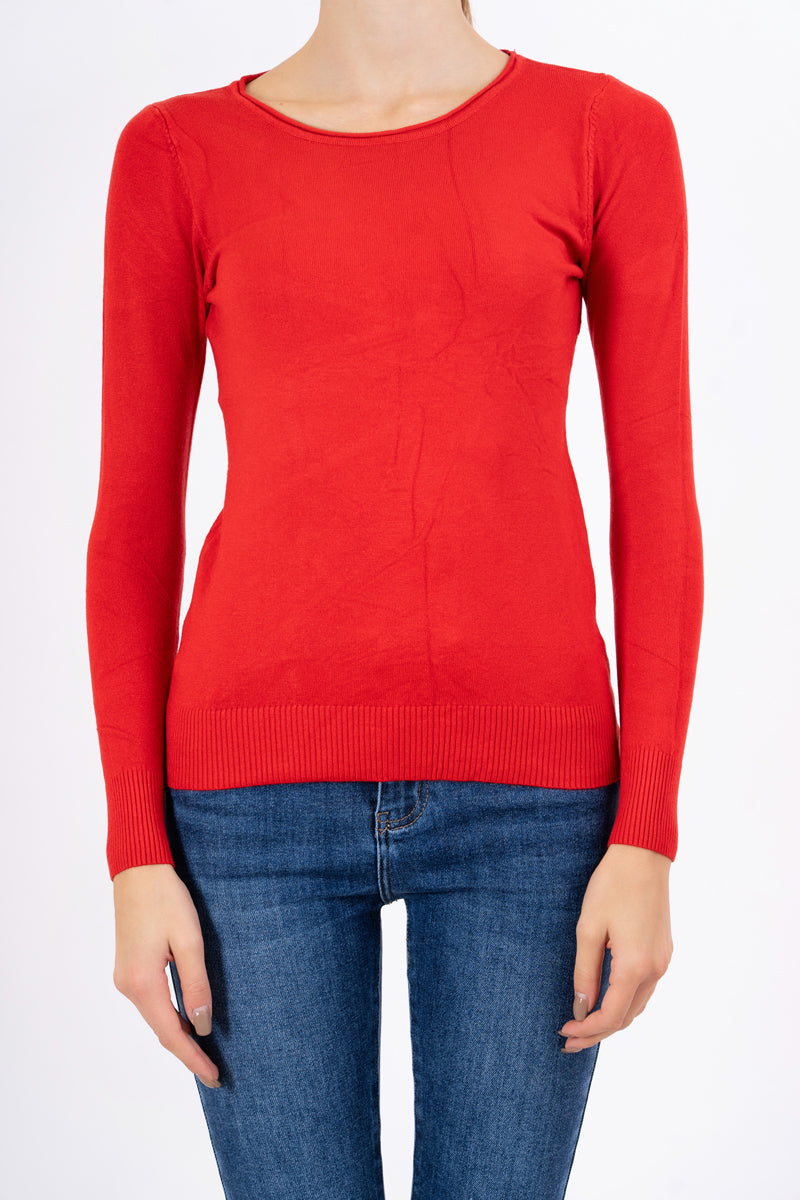 Maglia Dream Basic Girocollo in Viscosa