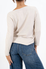 Maglia SoftVibe in misto viscosa scollo a V