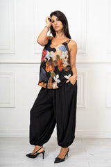 Top Fantasia Monet in 100% Viscosa Made in Italy