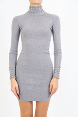 Tubino Shine con strass su collo e polsi