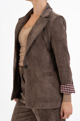 Giacca Velvet Line effetto velluto a coste