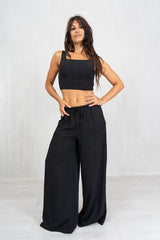 Completo Soft Fit in tessuto goffrato