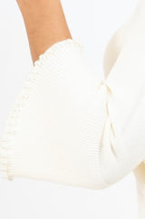 Maglia Pearl con maniche a trombetta