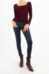 Maglia SquareFit in viscosa elasticizzata