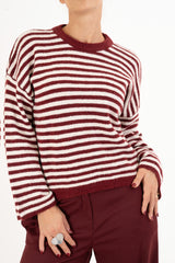 Maglioncino Candy Lines rigato over