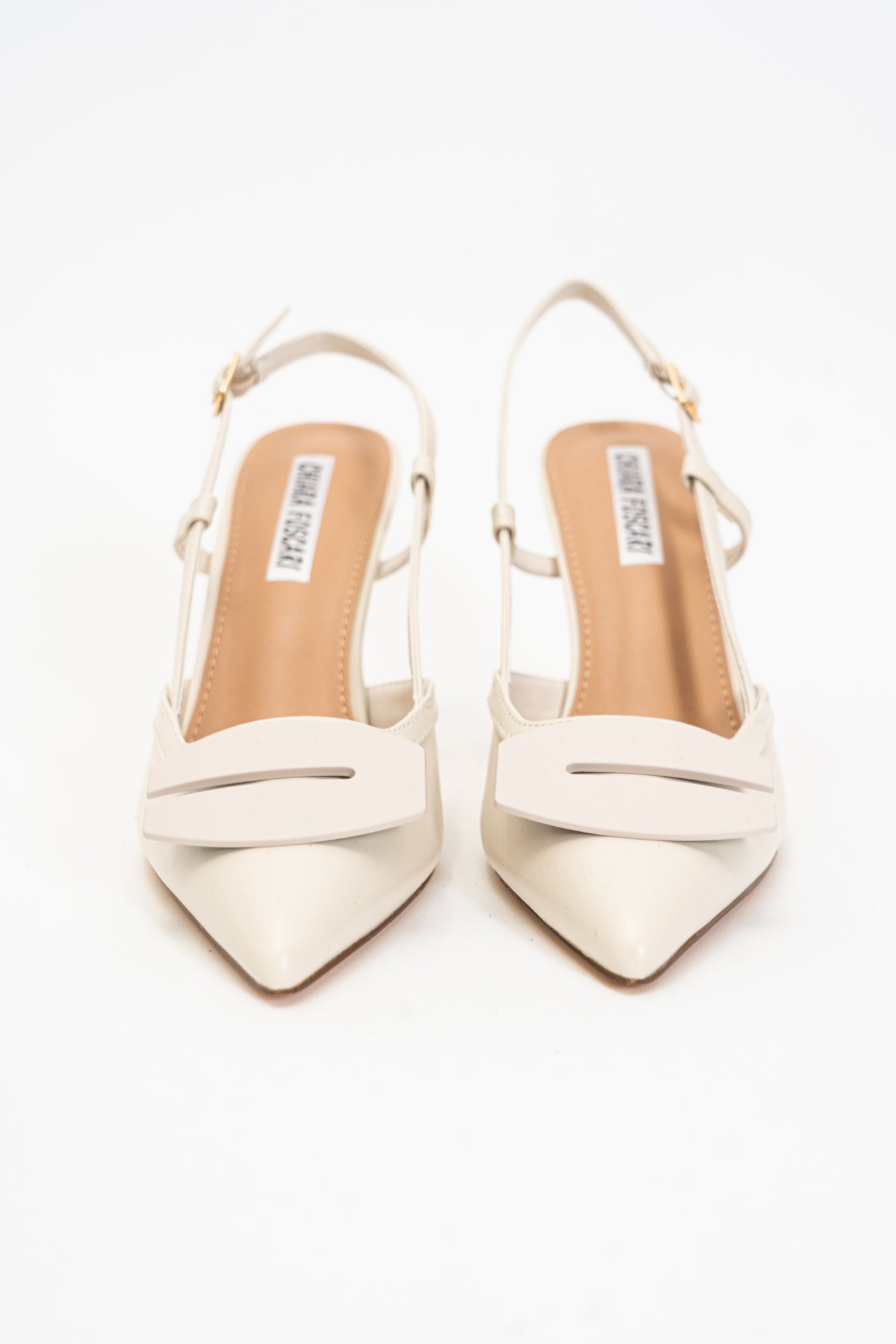 Décolleté Slingback con Fiocco – Beige Raffinato