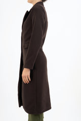 Cappotto Choco Chic monopetto in panno