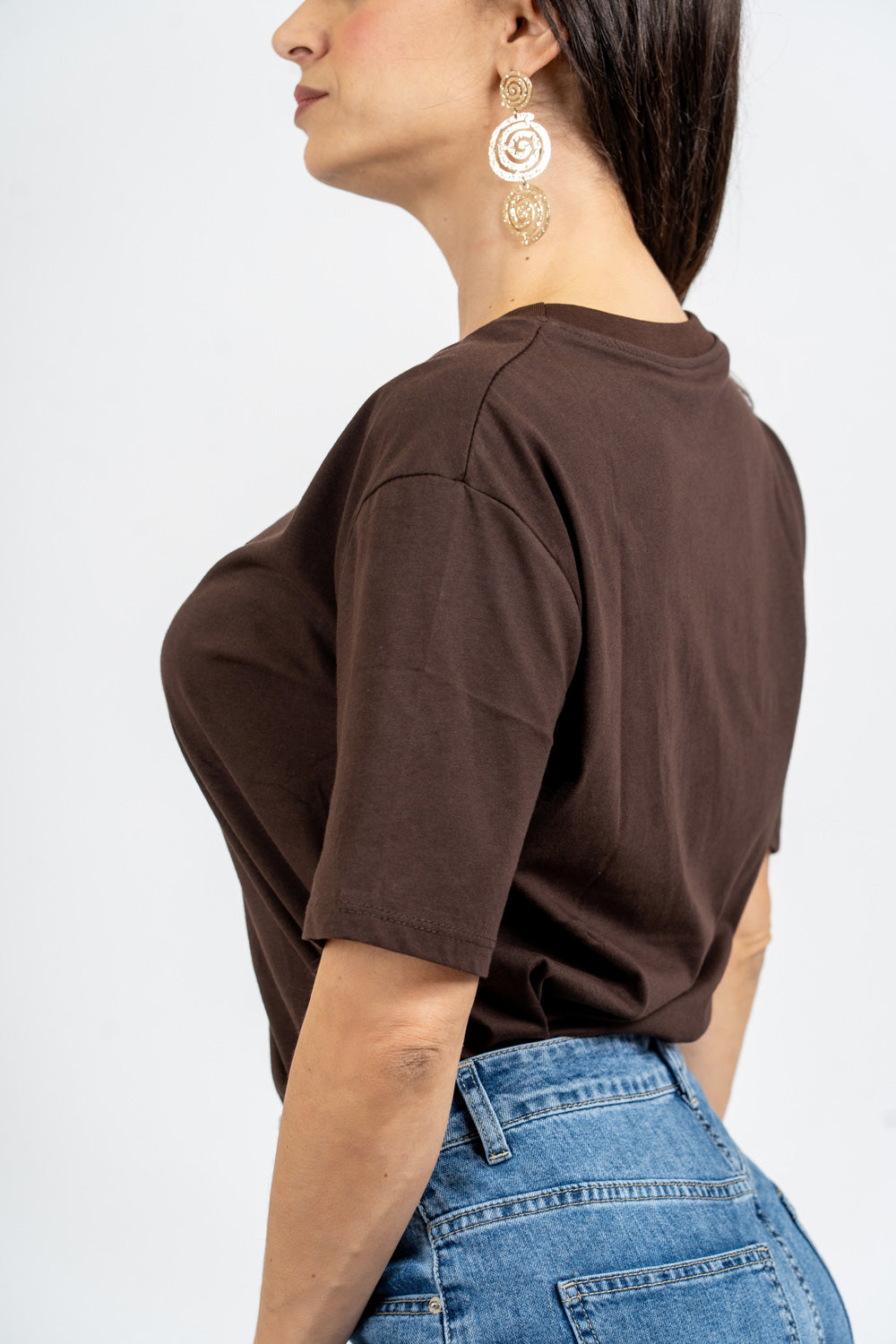 T-shirt scritta cotone “No Vabbè”