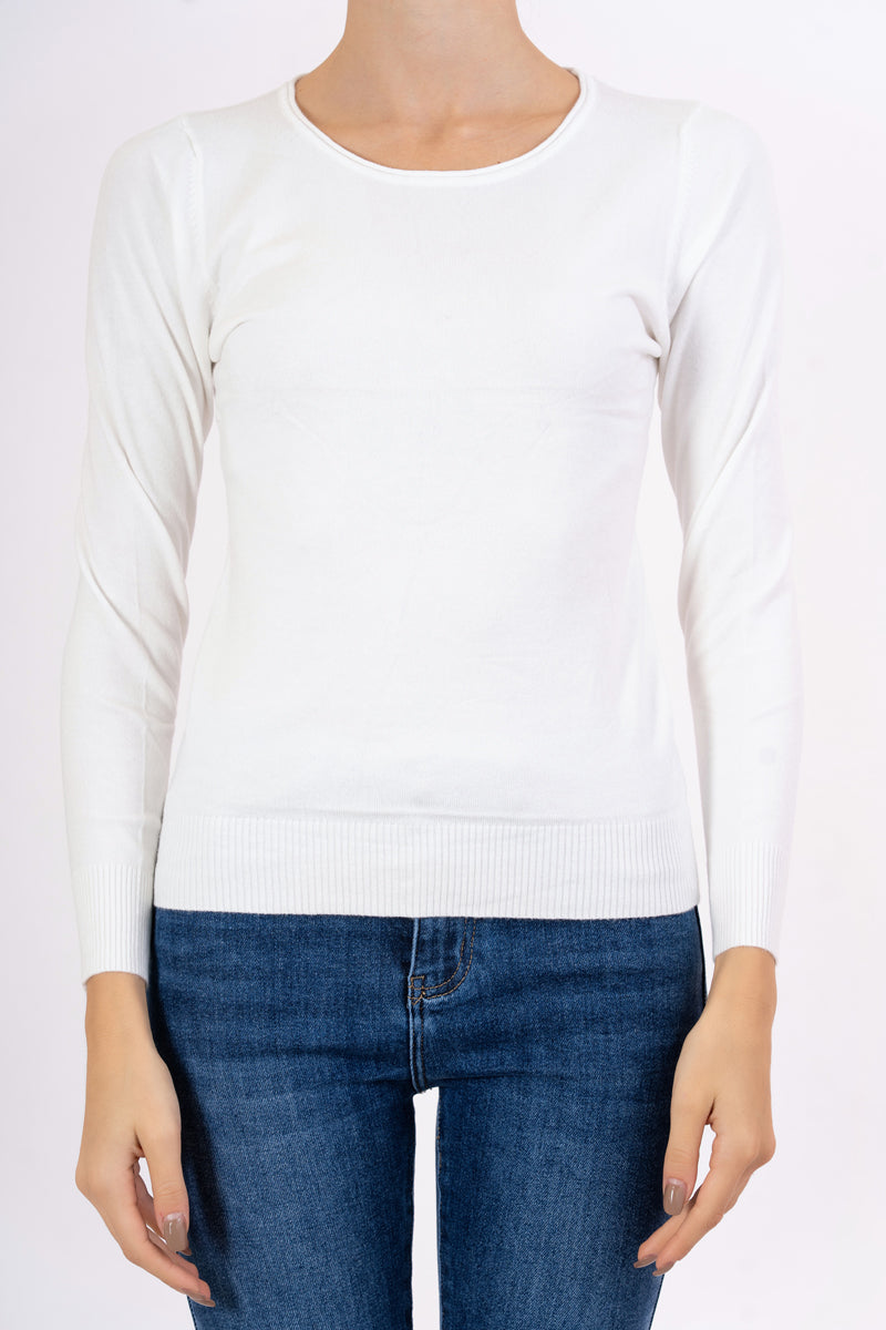 Maglia Dream Basic Girocollo in Viscosa