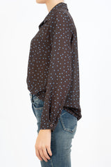Camicia velata DotBloom a pois