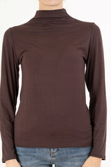 Maglia SoftTouch collo vulcano in viscosa elasticizzata