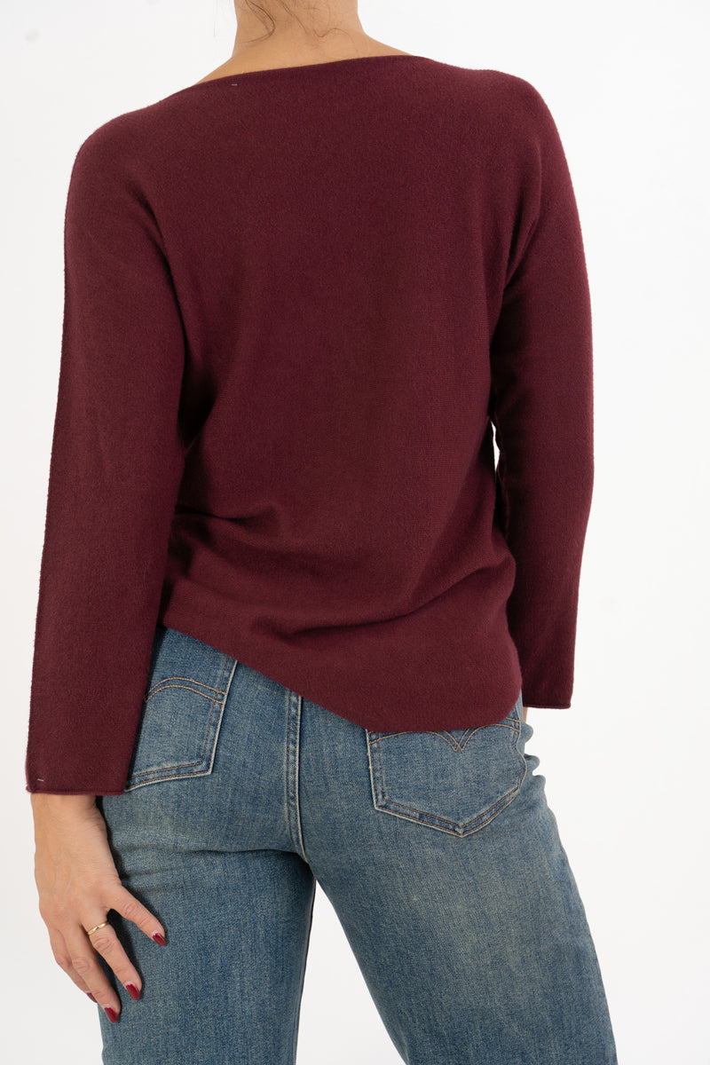 Maglia SoftVibe in misto viscosa scollo a V