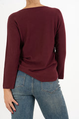 Maglia SoftVibe in misto viscosa scollo a V