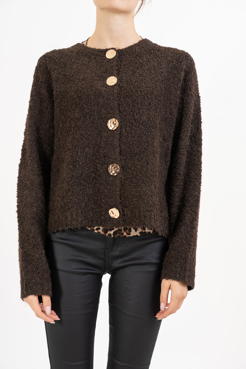 Cardigan SoftCloud in filato bouclé