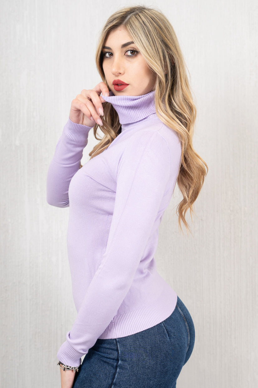 Maglia basic dolcevita