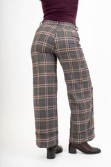 Pantalone a quadri soft check Highland Mood