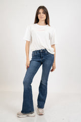 T-shirt scritta cotone “ESAURITA”.