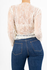 Lace Essential girocollo