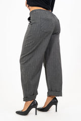 Pantalone HerringLine in poliviscosa con elastico